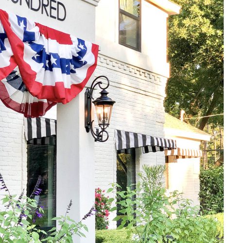 San Francisco Fixed Striped Awning