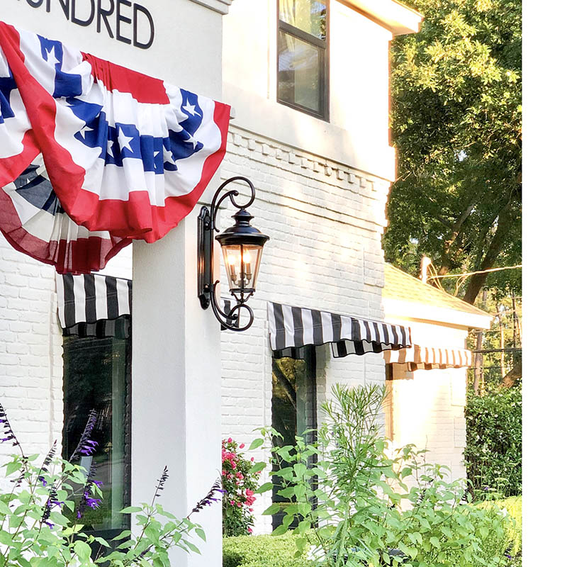 San Francisco Fixed Striped Awning